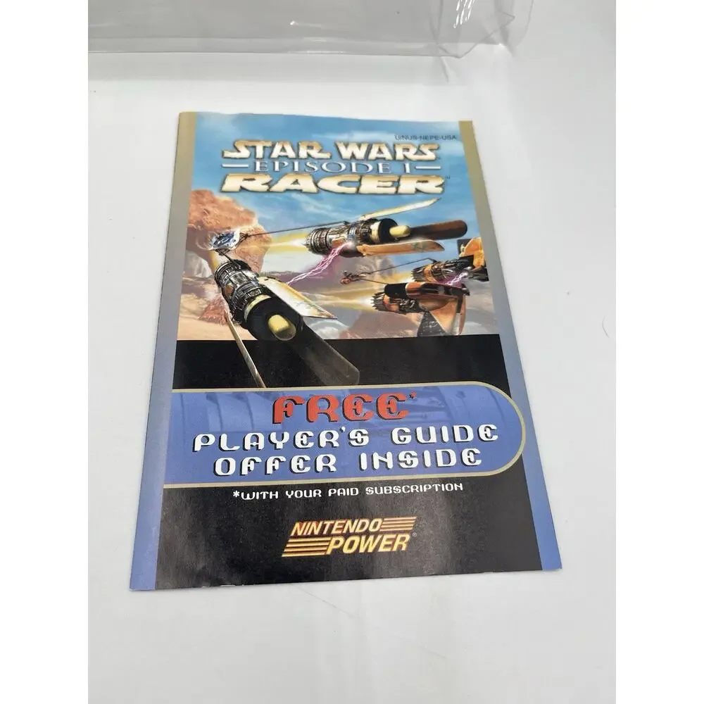 Nintendo 64 - Star Wars Episode 1: Racer w/ Insert & Protector - Complete/CIB